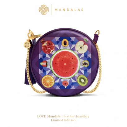 Mandala LOVE / torebka skórzana
