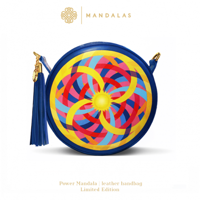 POWER Mandala / leather handbag